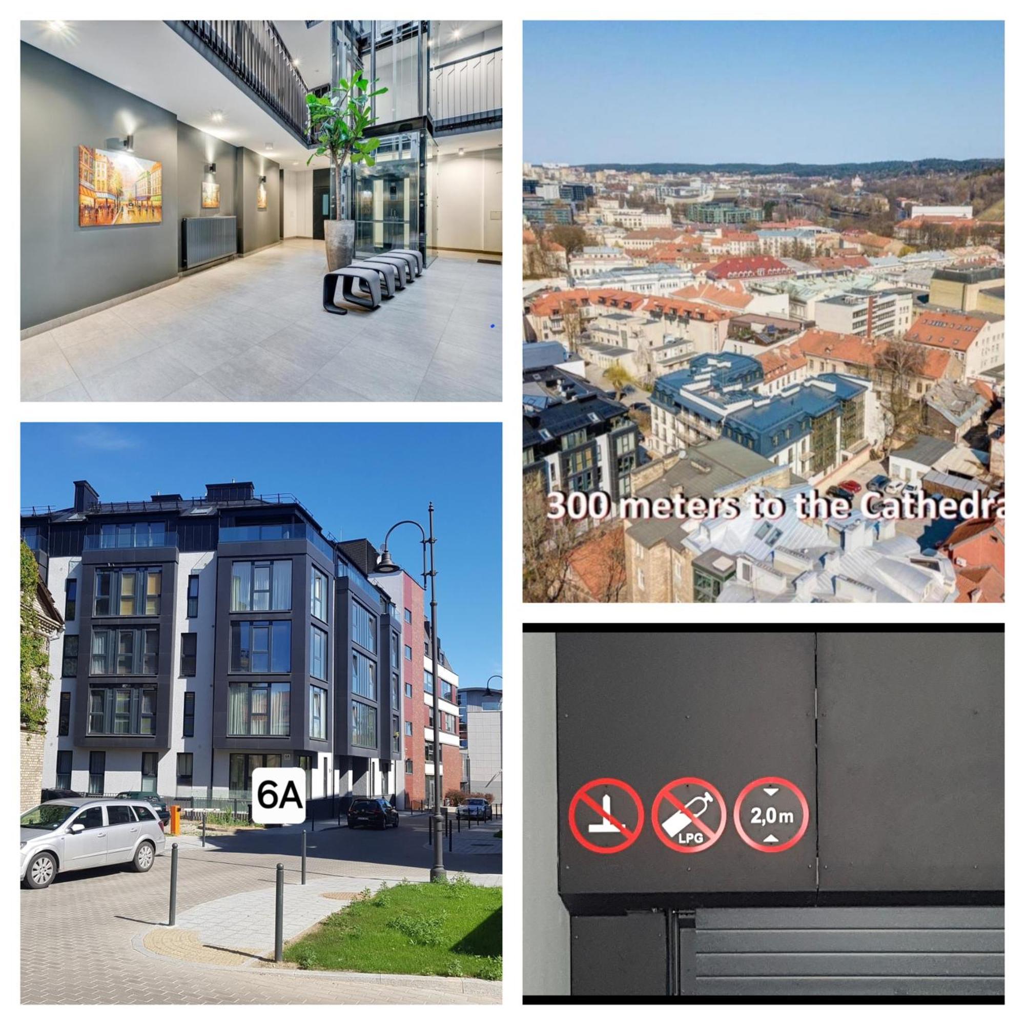 Happy Inn Vip, Self Check-In-24X7, A-C, Parking-In-The-Underground-Garage VNO Exteriör bild